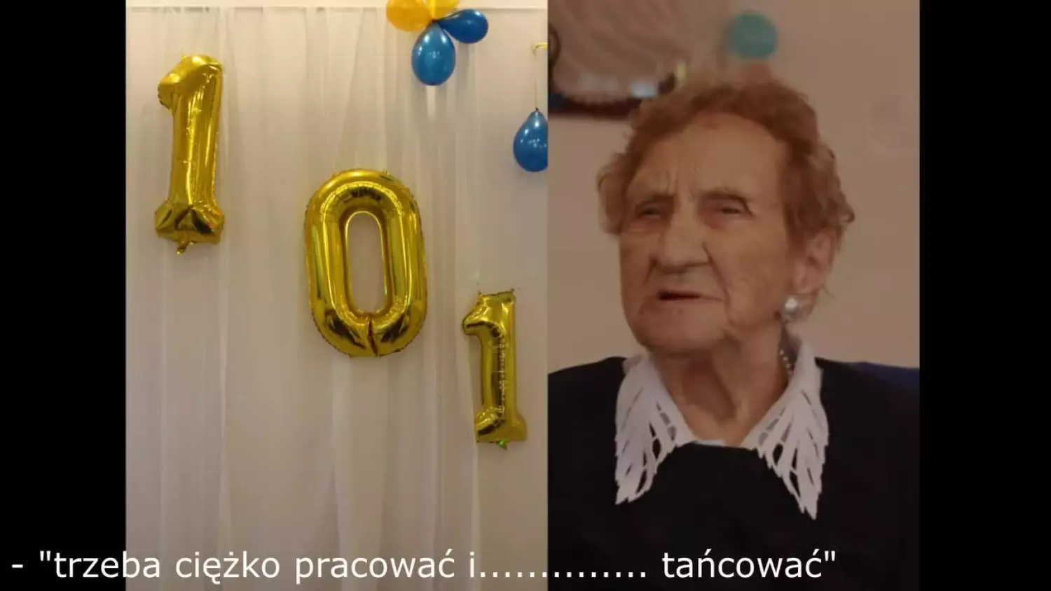 101 urodziny Najstarszej Mieszkanki Złotowa .mp4